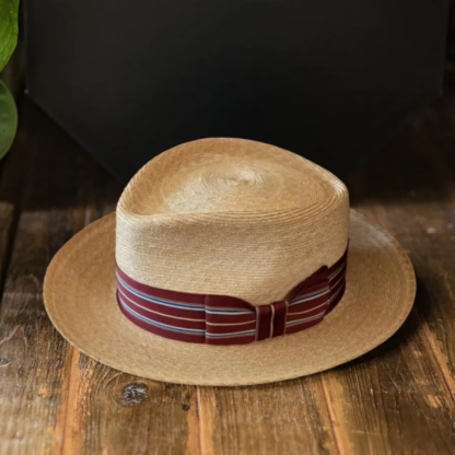 Natural Panama Hat - Red Limited Edition