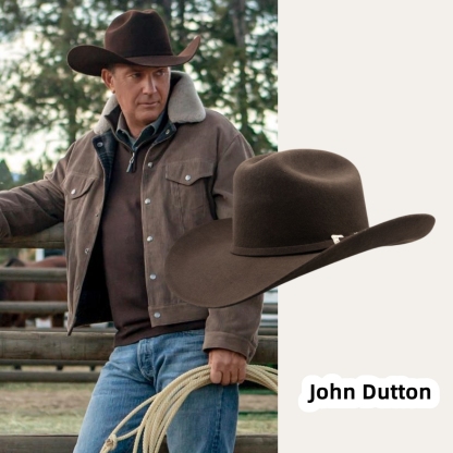 John Dutton 10X Classic Cowboy Hat