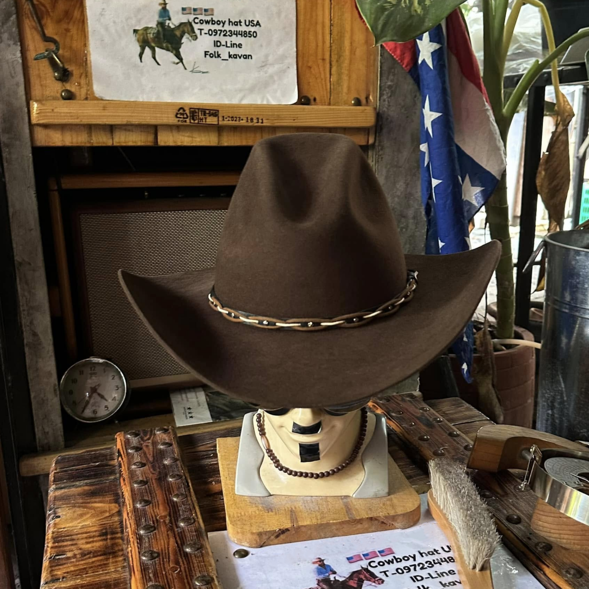 Vintage70s Gus Cowboy Hat