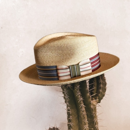 Natural Panama Hat-Ribbons Series