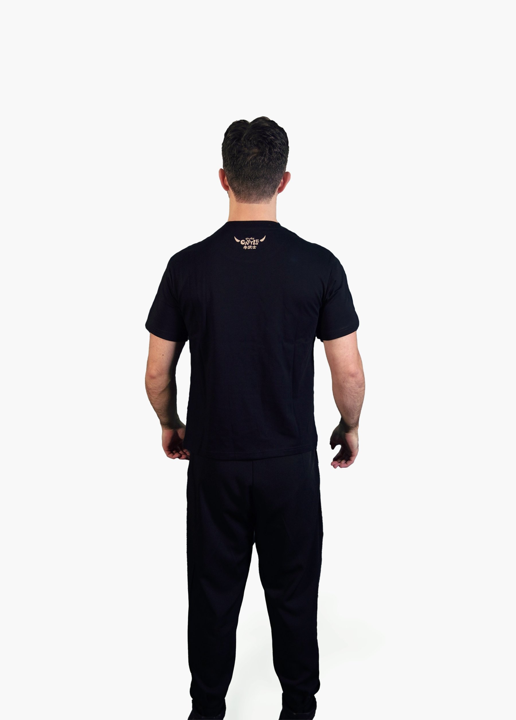 Black Chubby Cattle T-Shirt