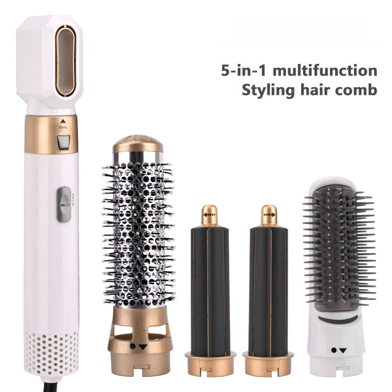 5-in-1 Hot Air Comb Automatic Curling Iron