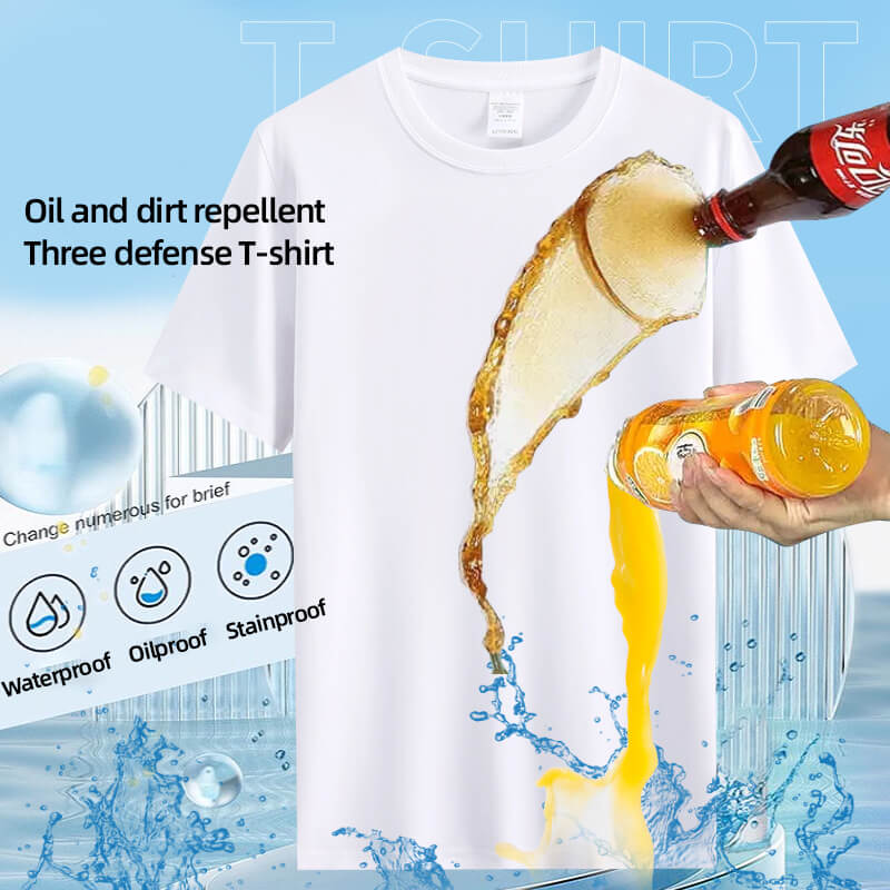 Water Repellent and Stain Resistant T-Shirts