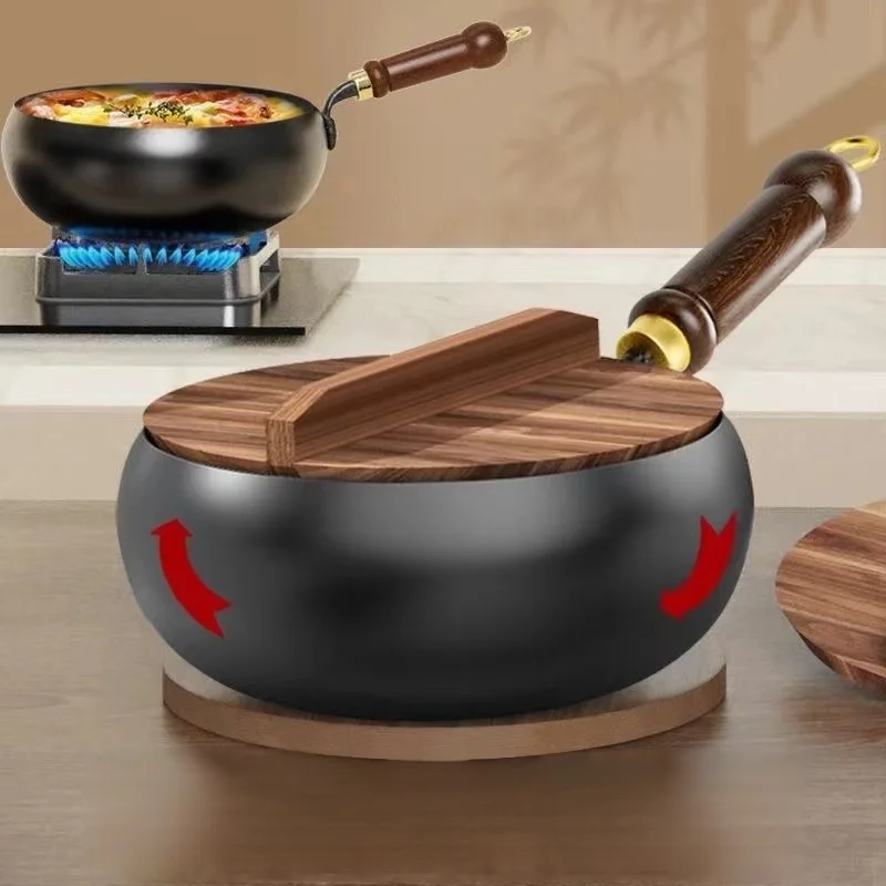 [Uncoated healthy pot] Iron-supplemented pure iron non-stick pot