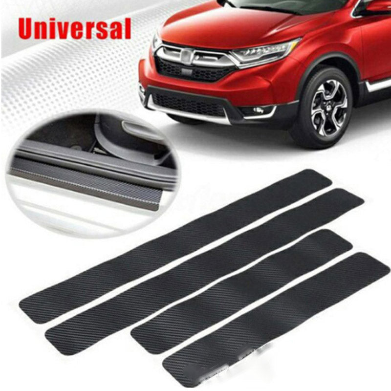 Carbon Car Door Sills Stickers
