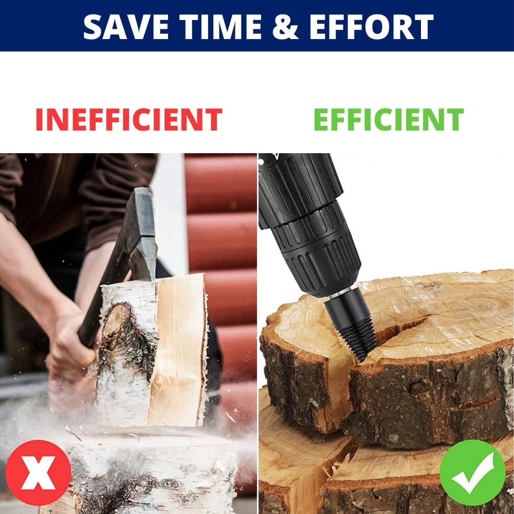🎄CHRISTMAS SALE 59% OFF 🔥Firewood Drill Bit Set