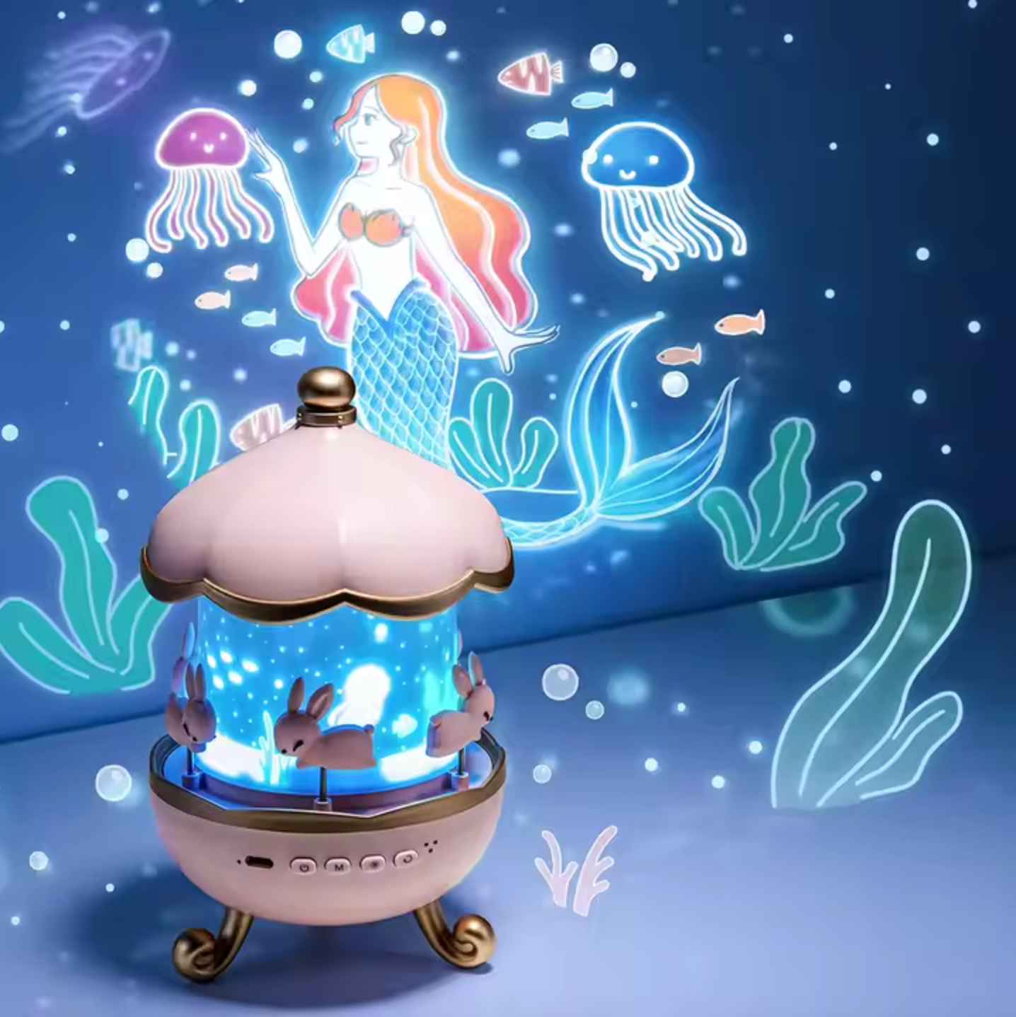 🐇 Happy Easter - Meet Your Bunny Projector Night Light
