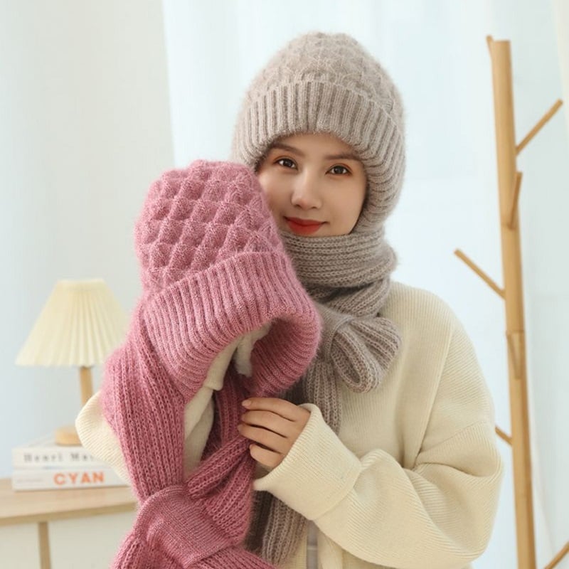 🎄 Integrated Ear Protection Windproof Cap Scarf