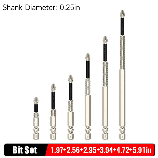🔥Last 4 hours Sale: Save 49%🔨High-Magnetic Screwdriver Drill Bit Set