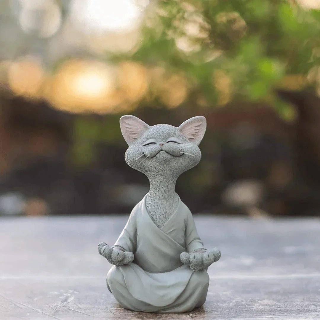 Happy Cat Buddha 