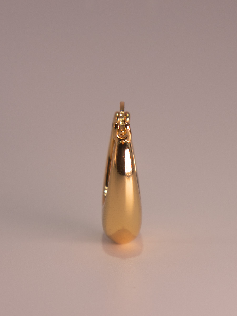 Attentionme®Shadow Hoops Earrings, 18K Gold Hoop Earrings For Women, Hypoallergenic.Fashion hoop earrings.-Attentionme