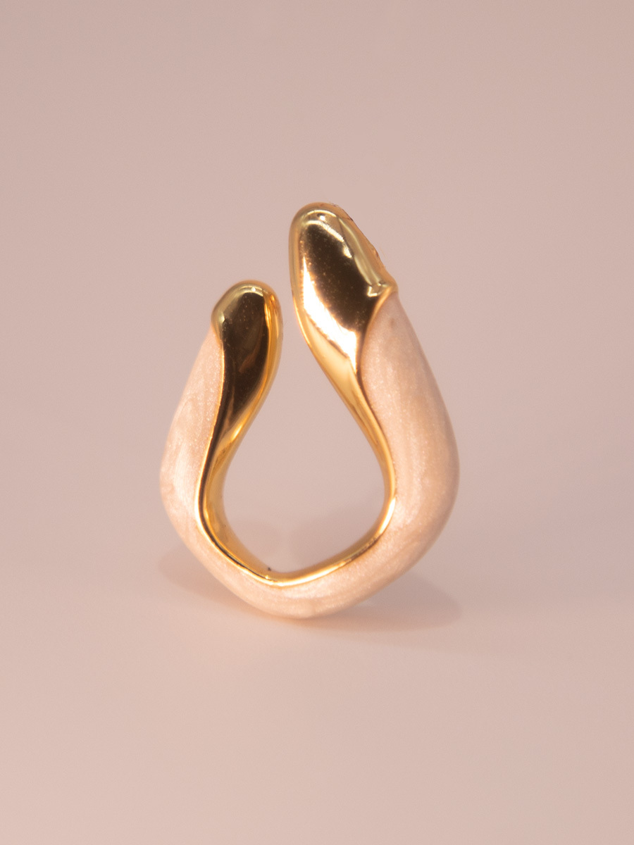 Attentionme®Winding Loop Hoop Earrings, 18K Gold Plated For Girls Gift Lightweight.Suitable for daily wear and fashionable party earrings.-Attentionme