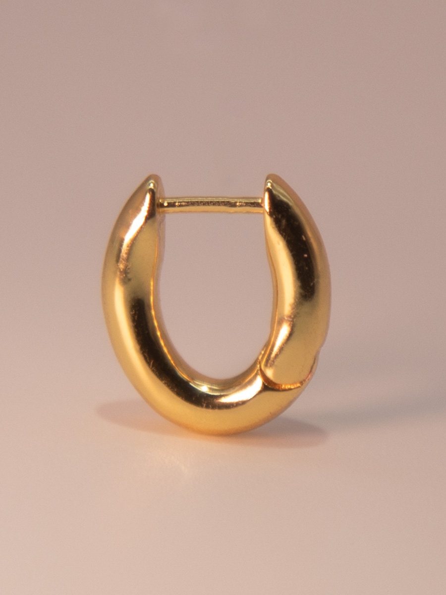 Attentionme®Vintage Hoop Earrings Barzel 18K Gold, For Girlfriend, Wife.Can be used as a birthday gift or holiday gift to express your love.-Attentionme