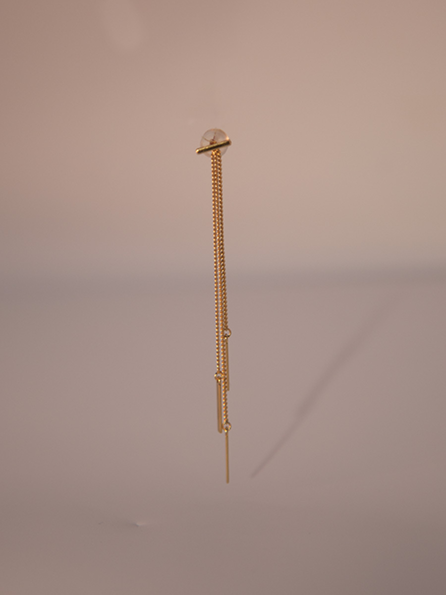 Attentionme®Prevent allergy Tassel Earrings Gold Jewelry Gifts The design is simple and suitable for matching with various styles of clothing, whether it is daily casual or formal occasions-Attentionme