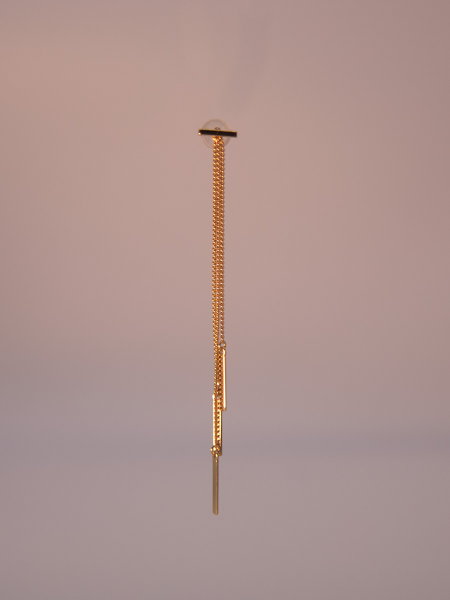 Attentionme®Prevent allergy Tassel Earrings Gold Jewelry Gifts The design is simple and suitable for matching with various styles of clothing, whether it is daily casual or formal occasions-Attentionme