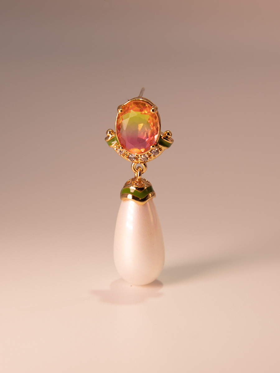 Attentionme®AAAAQuality Teardrop Pearl Earrings For Women Gifts, Christmas, Valentine's Day.Fantasy gradient pearl earrings.-Attentionme