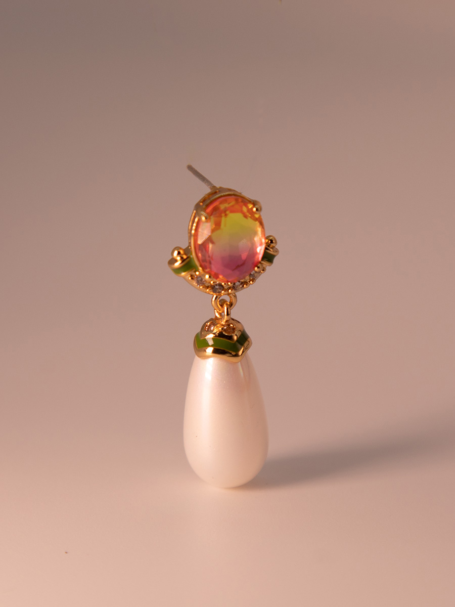 Attentionme®AAAAQuality Teardrop Pearl Earrings For Women Gifts, Christmas, Valentine's Day.Fantasy gradient pearl earrings.-Attentionme