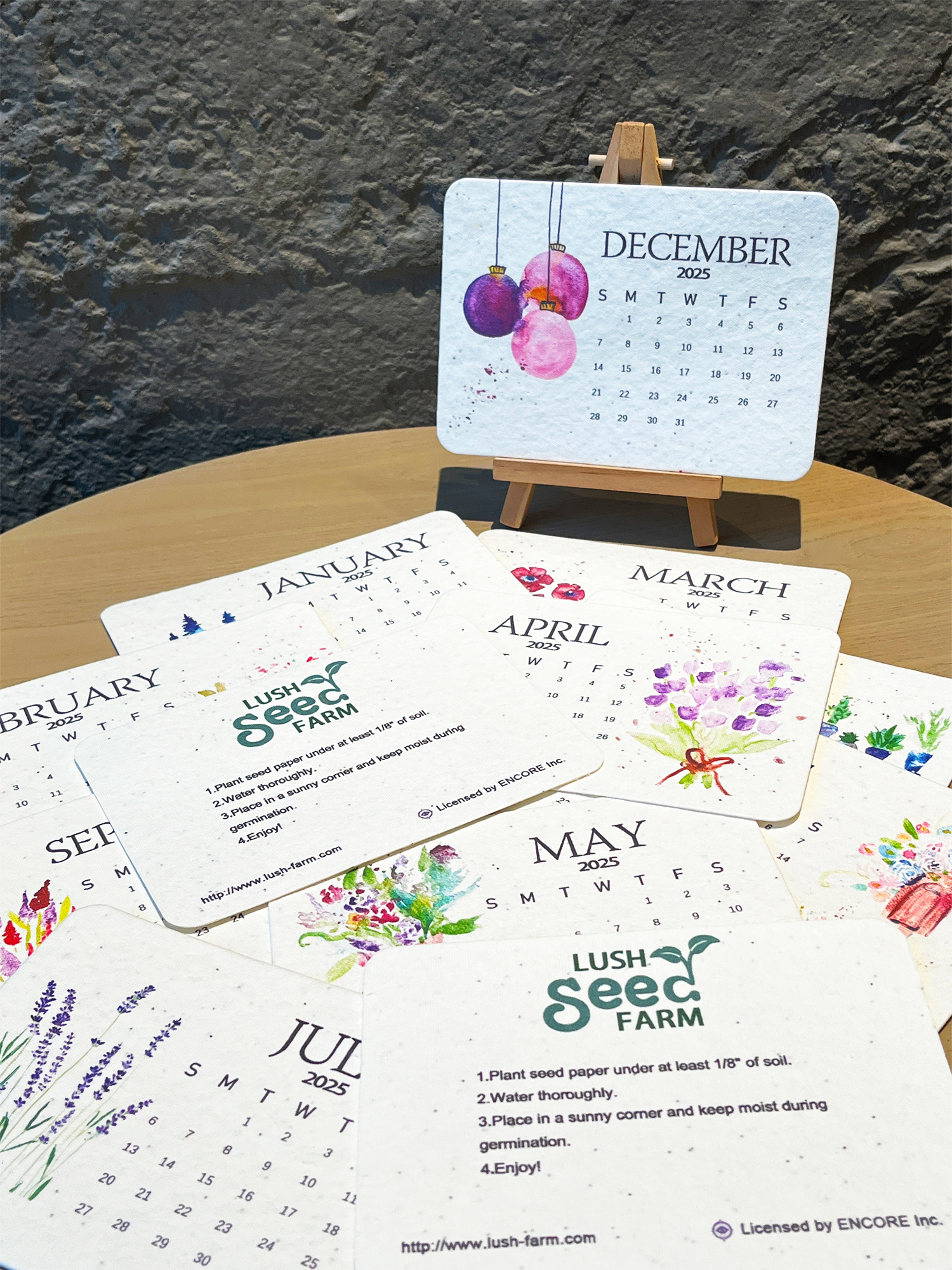 ✨Last Day 60% OFF🌱Eco-Friendly Plantable Love Seed Calendar 2025