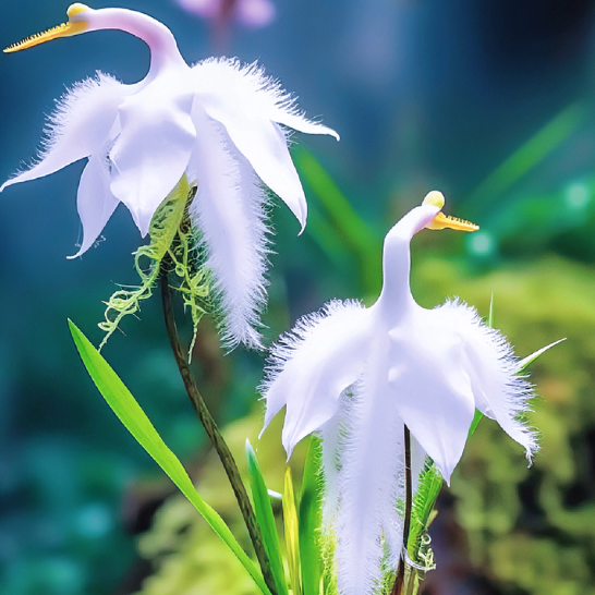 White Egret Orchid (Habenaria Radiata) pigeon Flower Seeds