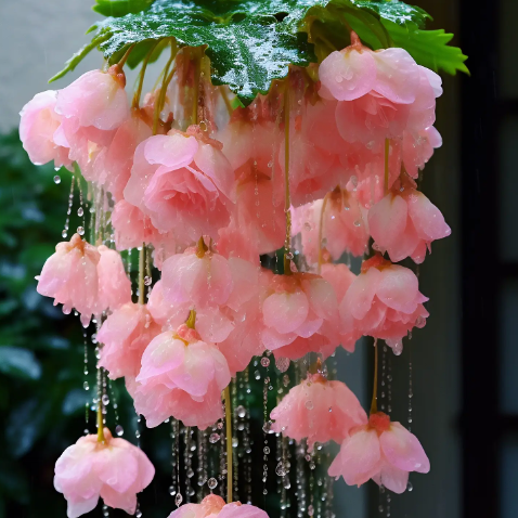 🥀Drooping Branches And Flowers - Begonia Flowers