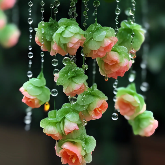 🥀Drooping Branches And Flowers - Begonia Flowers
