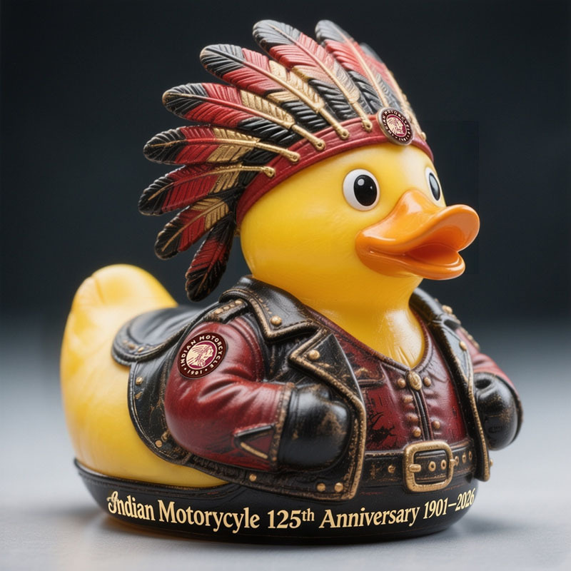 Indian Motorcycle 125th Anniversary Duck