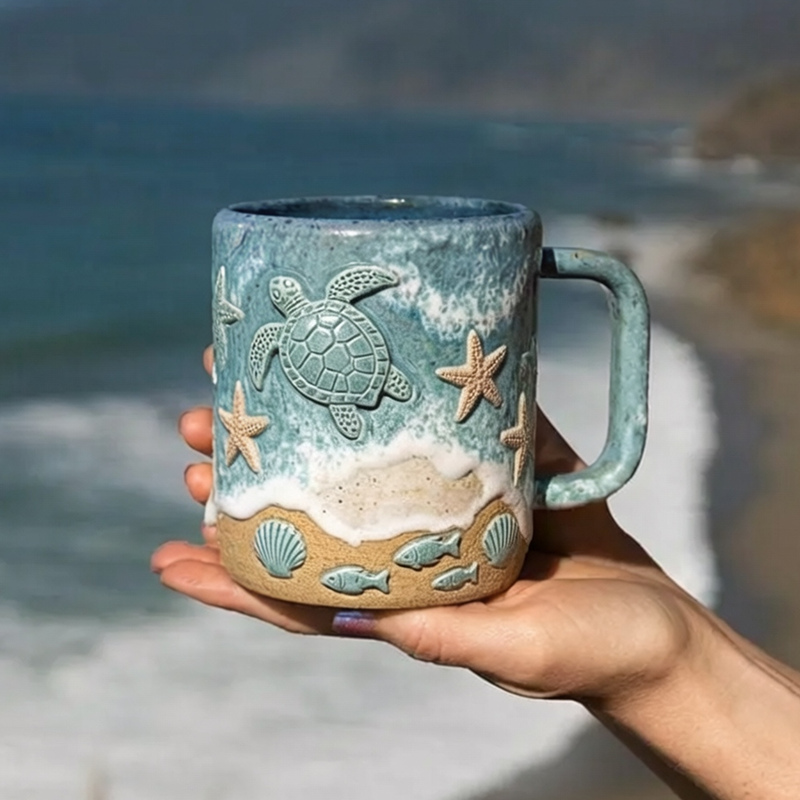 Handmade Ocean Mug
