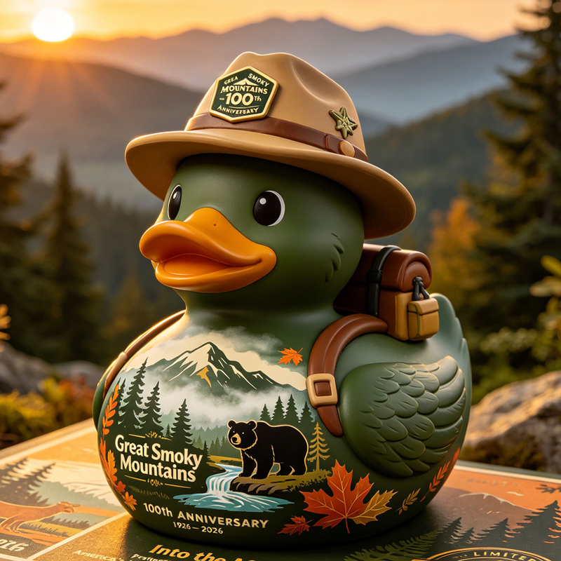 Great Smoky Mountains 100th Anniversary Duck