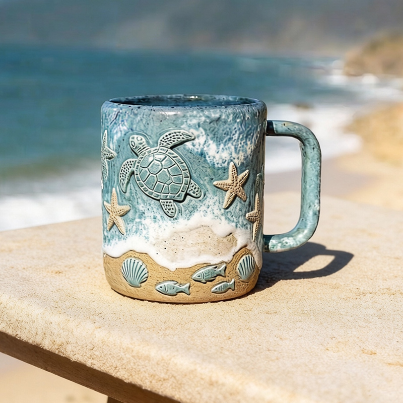 Handmade Ocean Mug