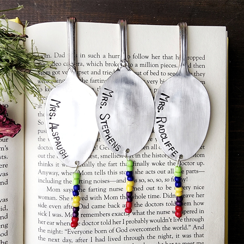 Personalized Appreciation Teacher Bookmark Gift