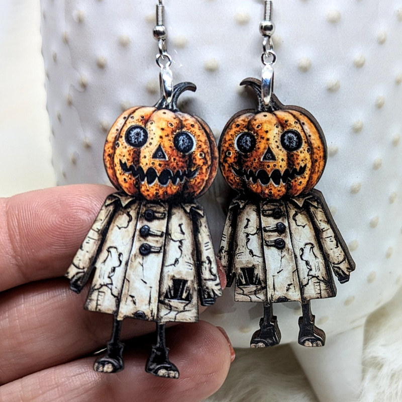 Pumpkin Earrings