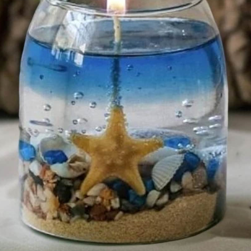 Seashells Candle