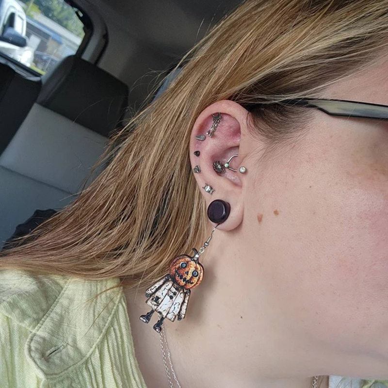 Pumpkin Earrings