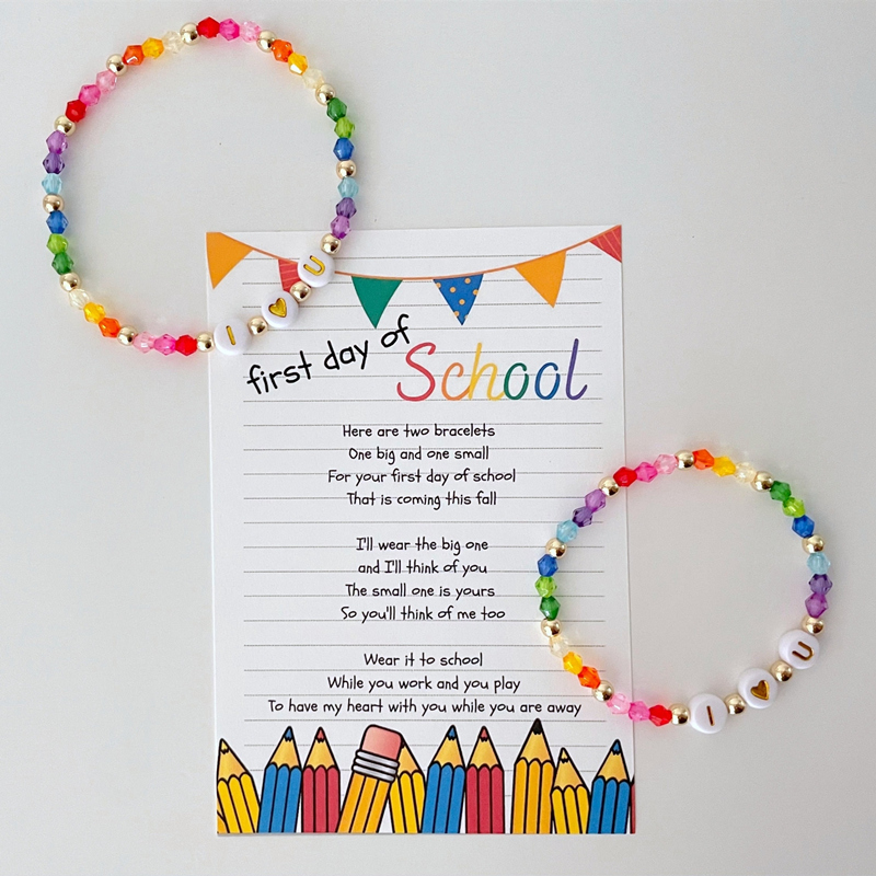 First Day of School Bracelet