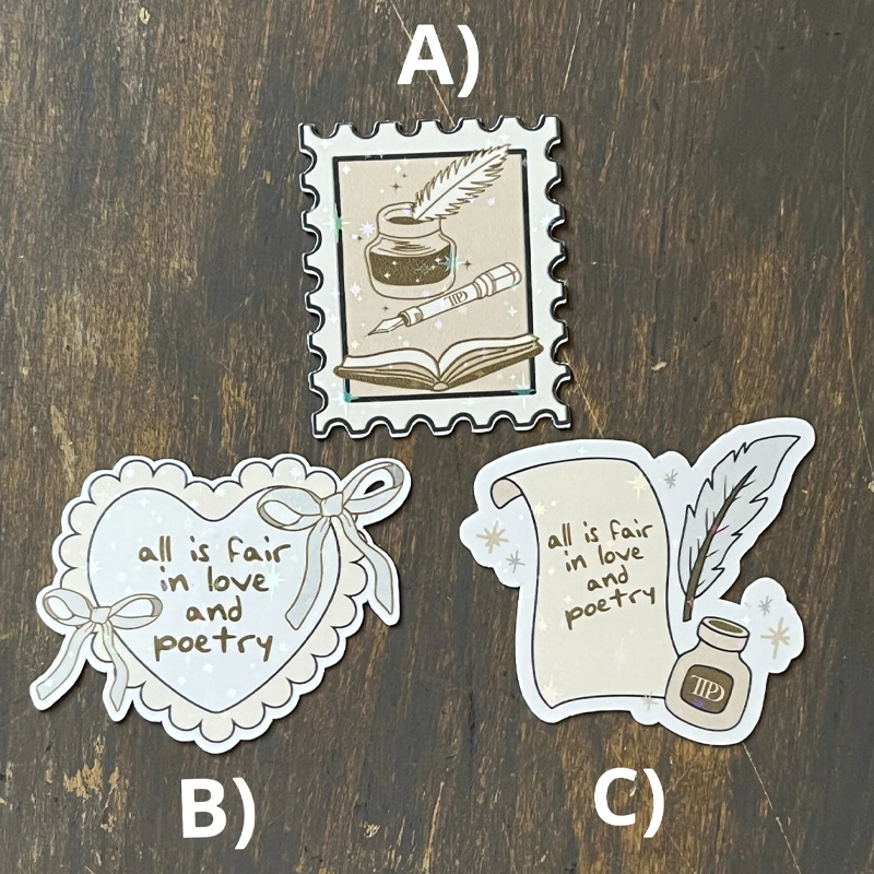 The Tortured Poet Sticker Pack