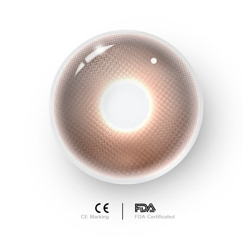 MYEYEBB Farbige Kontaktlinsen mit Sehstärke in Misty Orange Brown | 6 Monate - image 11