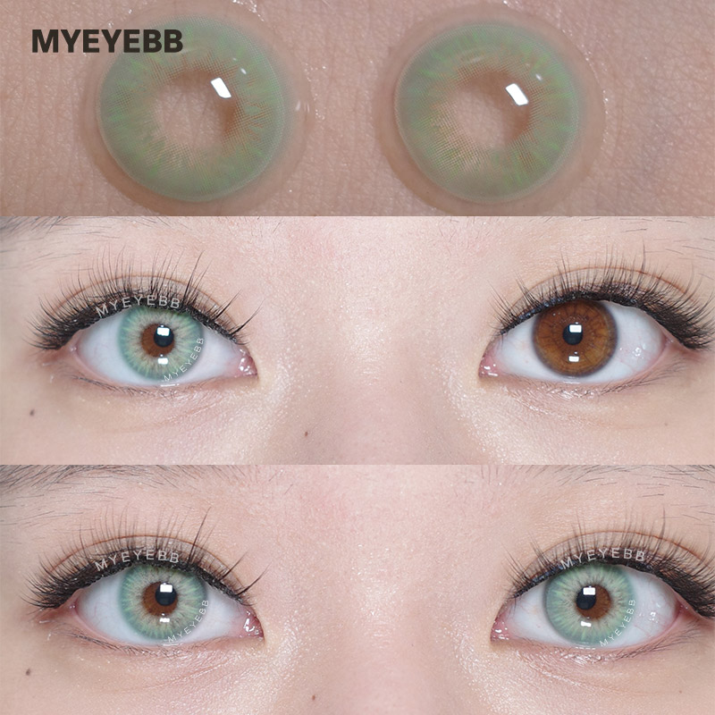 MYEYEBB Sin Green Prescription Farbige Kontaktlinsen mit Sehstärke - image 8