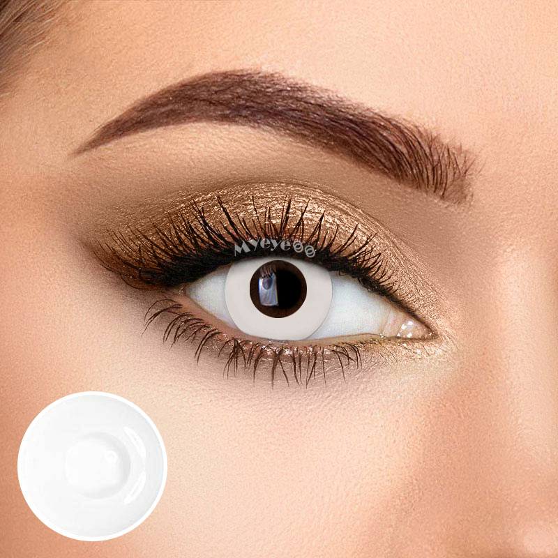 MYEYEBB White Block Prescription Cosplay farbige Kontaktlinsen mit Sehstärke - image 14