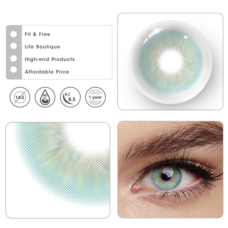 MYEYEBB Sin Green Prescription Farbige Kontaktlinsen mit Sehstärke - image 12