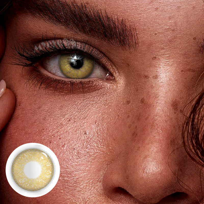 MYEYEBB Russische Mädchen Braune Verschreibungspflichtige Farbige Kontaktlinsen - image 2