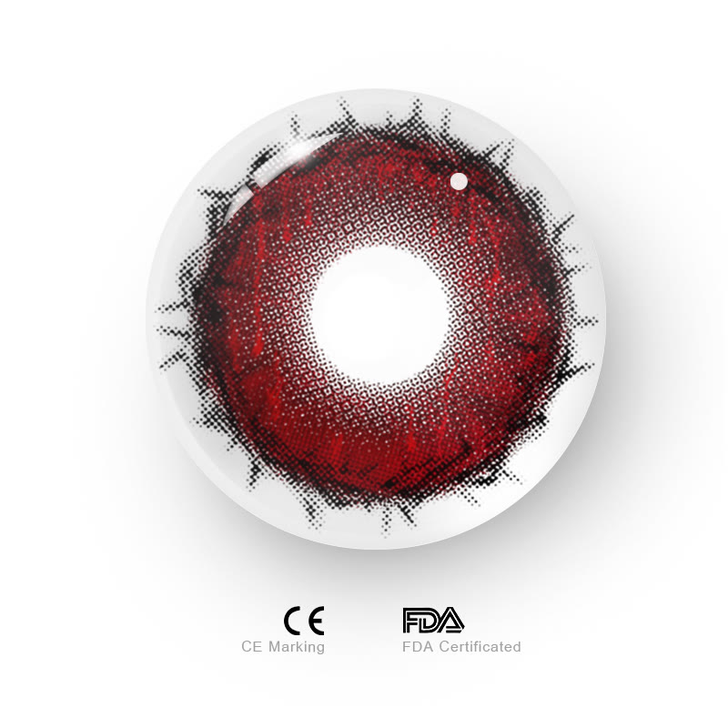 MYEYEBB Bloodthorn Crown Red Cosplay Farbige Kontaktlinsen - image 7