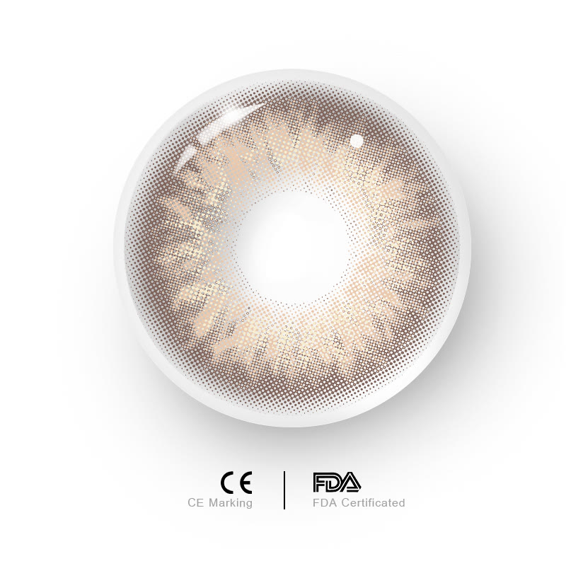 MYEYEBB Rime Brown Kontaktlinsen mit Sehstärke und Farbe - image 7