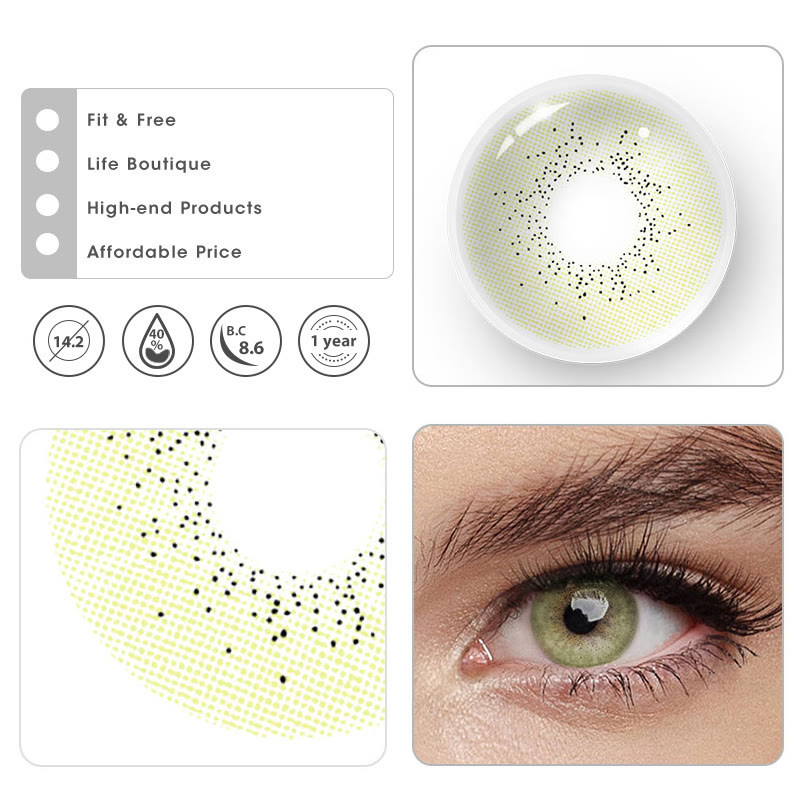 MYEYEBB Ozean Braun Grün Prescription Farbige Kontaktlinsen - image 7
