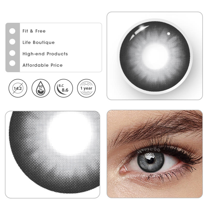 MYEYEBB Dolly Black farbige Kontaktlinsen mit Sehstärke - image 6