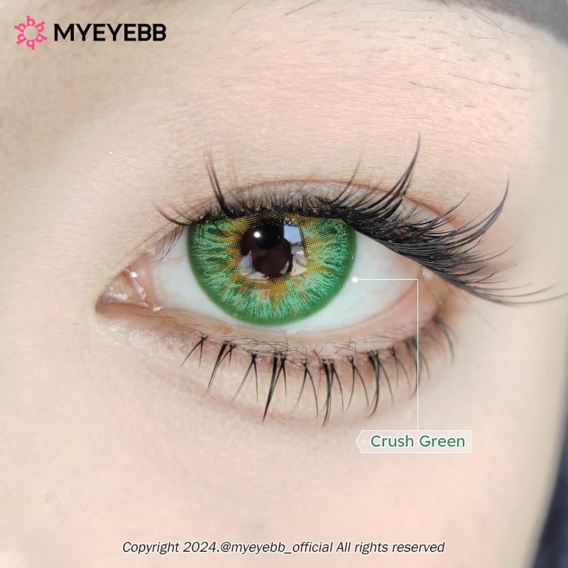 MYEYEBB Crush Green Rezeptfarbige Kontaktlinsen - image 5