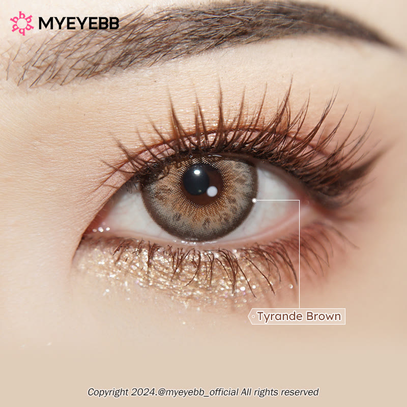 MYEYEBB Tyrande Brown verschreibungspflichtige farbige Kontaktlinsen - image 7
