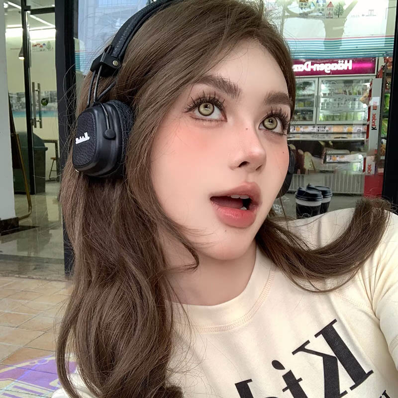 MYEYEBB Cyber Gold Braune Cosplay-Kontaktlinsen mit Sehstärke - image 6