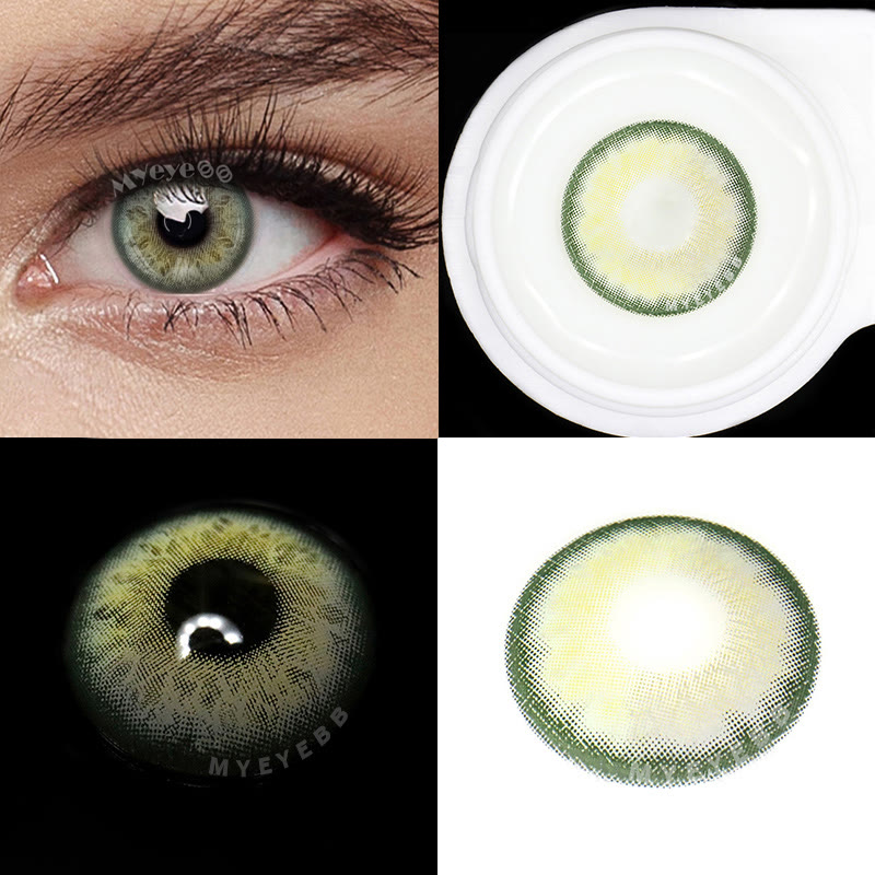 MYEYEBB Tyrande Green Prescription Colored Contact Lenses - image 6