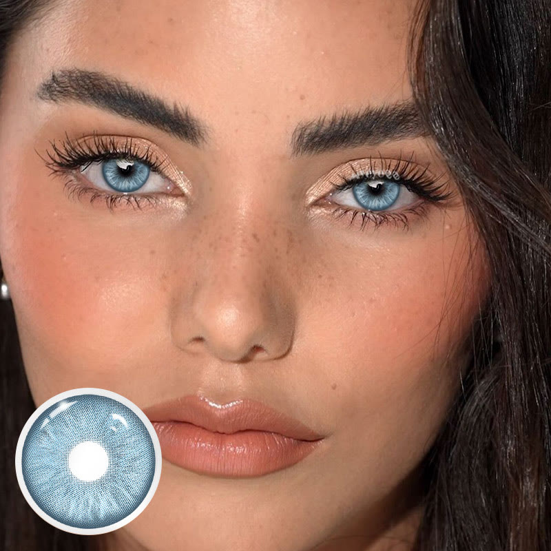 MYEYEBB Mintblaue farbige Kontaktlinsen mit Sehstärke - image 2