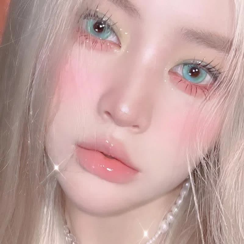 MYEYEBB Lunar Glitter Green Farbige Kontaktlinsen mit Sehstärke - image 5